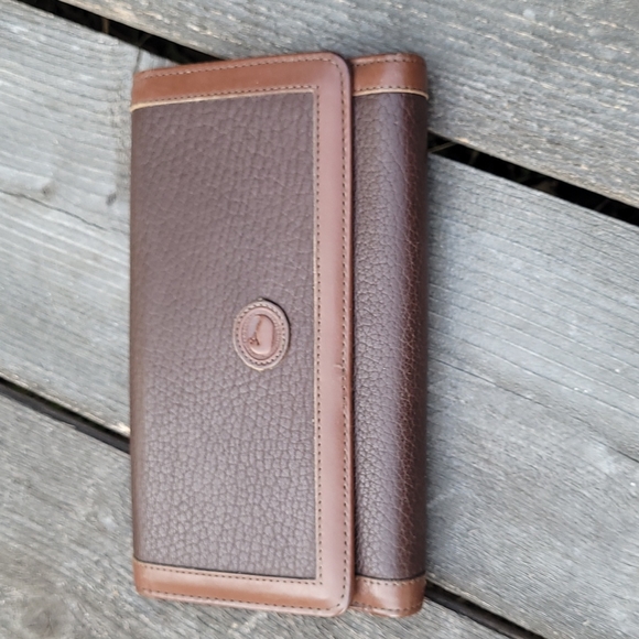 Vintage Dooney & Bourke AWL Checkbook Wallet - Picture 1 of 10